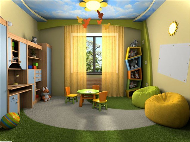 غرفة أطفال مبتكرة